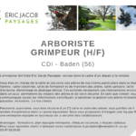 Offre emploi Arboriste Grimpeur